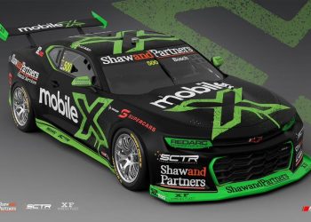 The proposed Kyle Busch livery for the 2024 Adelaide 500.