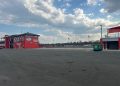 The open pit bays have been demolished. Image: Queensland Raceway Facebook