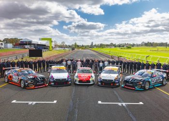 Walkinshaw Andretti United's suite of cars across Supercars, Super2, and GR Cup.