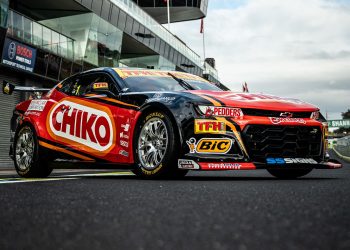 The Chiko-backed #1 Erebus Motorsport Chevrolet Camaro.