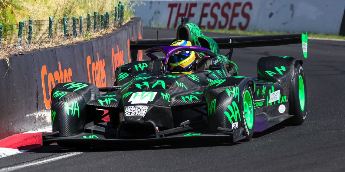 Garnet Patterson in the Wolf Mistral at Mount Panorama.