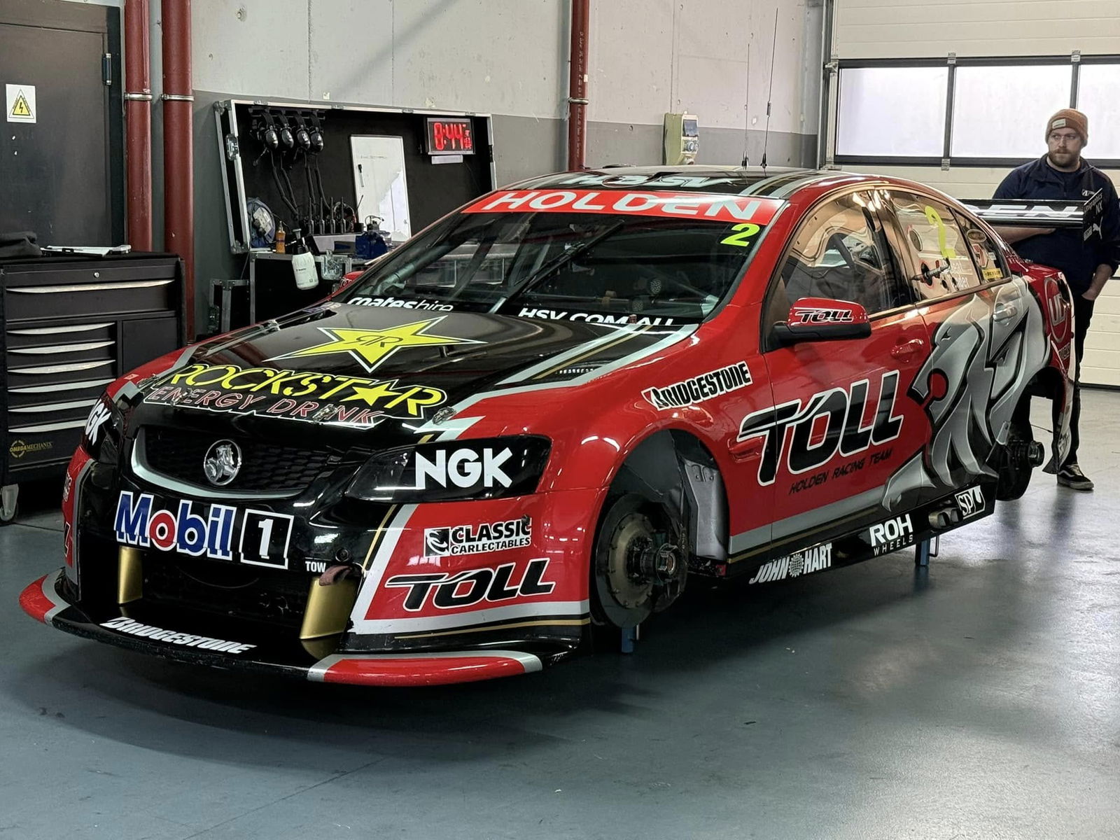 The 2011 Bathurst 1000-winning Holden VE Commodore at Motoland Aragon.