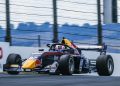 Will Brown on track at Hampton Downs in the Toyota FT-60.