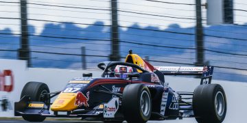 Will Brown on track at Hampton Downs in the Toyota FT-60.