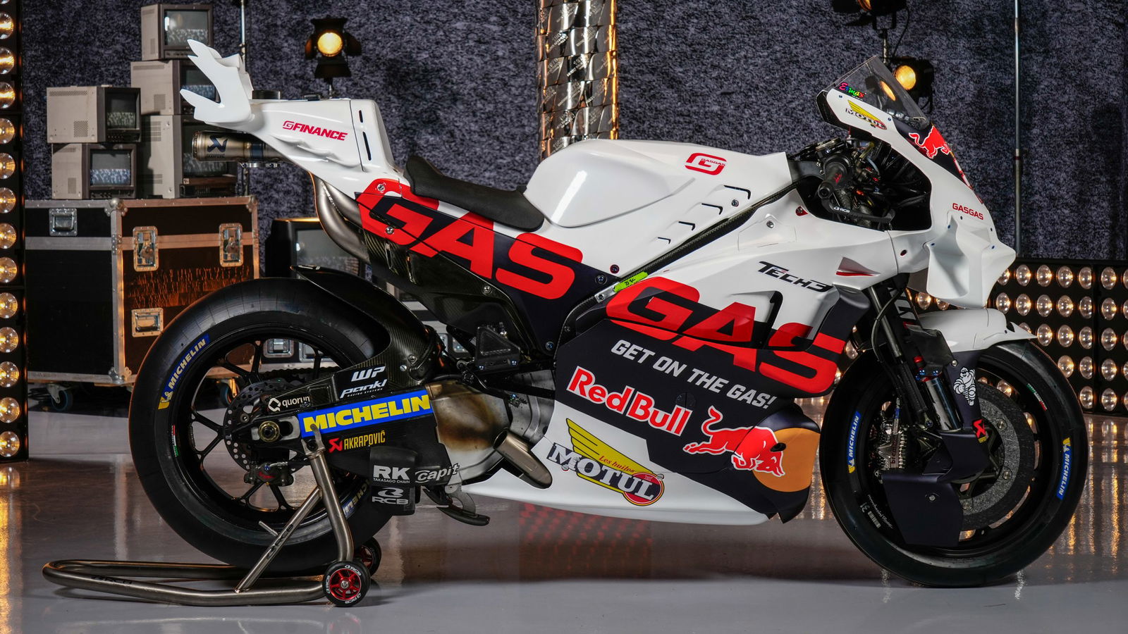 The alternate GasGas Tech3 livery.