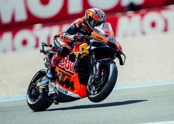 Jack Miller on his KTM bike.