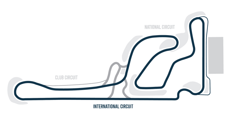 The Taupo International Circuit layout (Direction: Anticlockwise). Image: Taupo International Motorsport Park