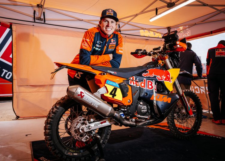 Daniel Sanders and his KTM bike.