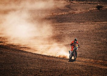 Daniel Sanders during Stage 9 of the 2025 Dakar Rally.