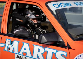 Peter Xiberras behind the wheel.