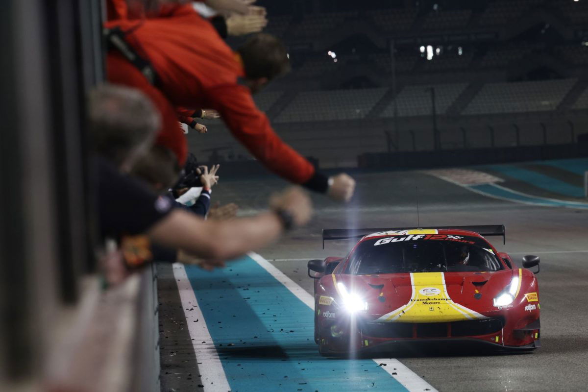 AF Corse won the Gulf 12 Hours