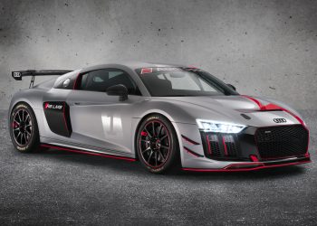 An Audi R8 LMS GT4.