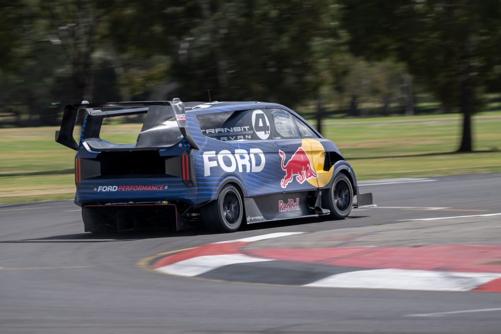 Daniel Ricciardo will drive the Ford SuperVan (pictured here at the Adelaide Motorsport Festival) at the Australian Grand Prix. Image: Adelaide Motorsport Festival