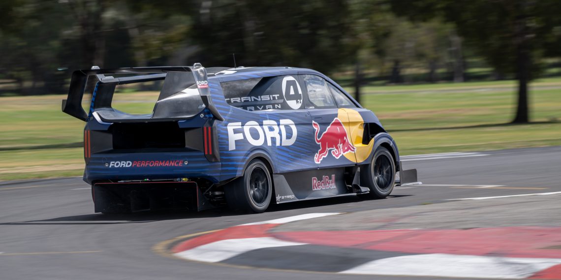 Daniel Ricciardo will drive the Ford SuperVan (pictured here at the Adelaide Motorsport Festival) at the Australian Grand Prix. Image: Adelaide Motorsport Festival