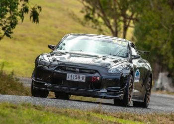 Jason and Fiona Wright took out their second Australian Tarmac Rally Championship event for 2024. Image: Supplied / Angryman