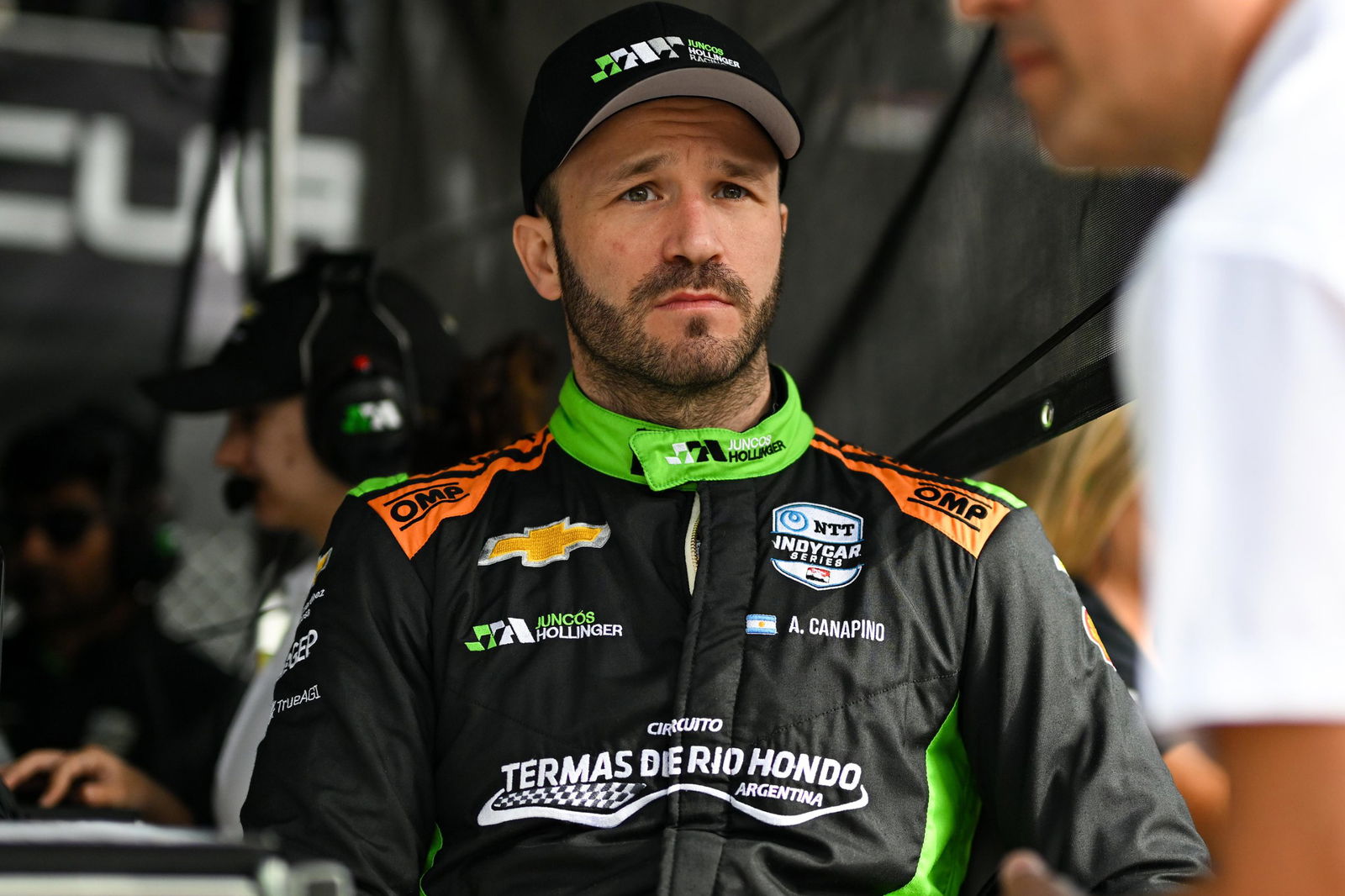 Agustin Canapino in the pits. Image: James Black