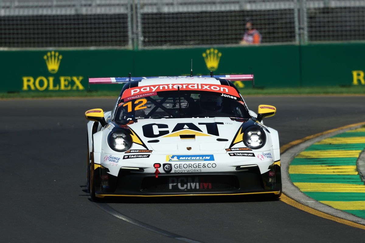 Jones blitzes Porsche field in season open, Jane takes Pro Am