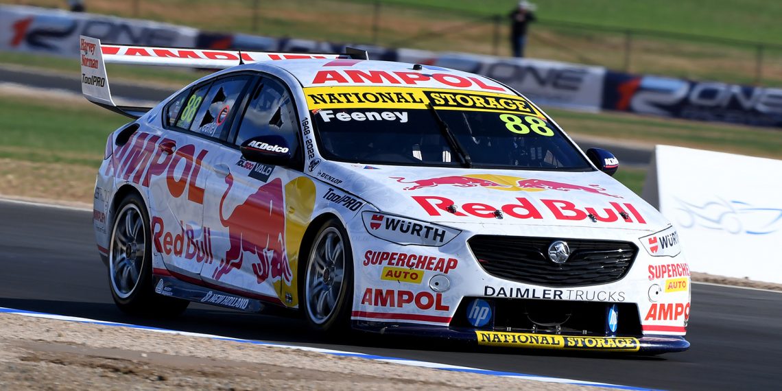 Broc Feeney at One Raceway in the #88 Holden ZB Commodore.