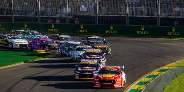 A Supercars race at Albert Park. Image: InSyde Media