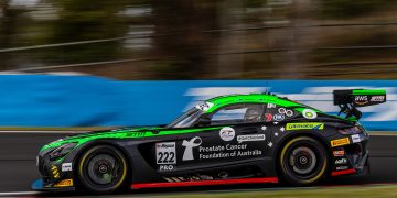 The Scott Taylor Motorsport Mercedes-AMG GT3 pictured at the 2024 Bathurst 12 Hour.