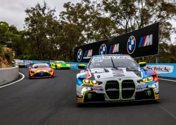 The Bathurst 12 Hour features GT3 machines.