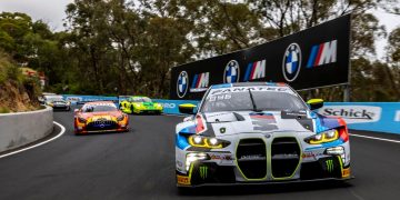 The Bathurst 12 Hour features GT3 machines.