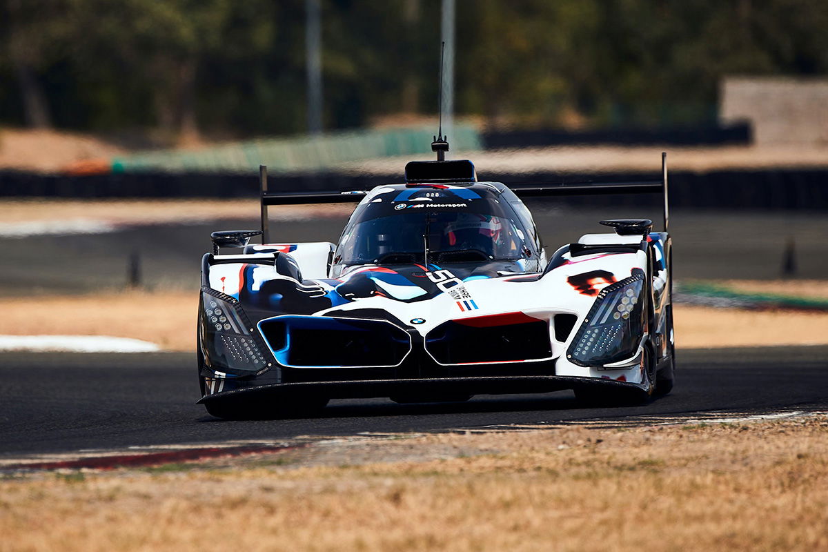 GALLERY: BMW’s V8 LMDh car on track