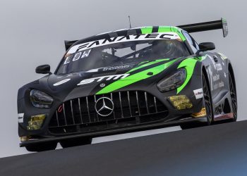 The Scott Taylor Motorsport Mercedes-AMG GT3 as raced in the 2024 Bathurst 12 Hour.