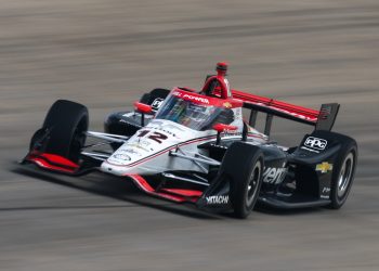 Will Power at Nashville Superspeedway.