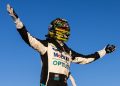 Chaz Mostert celebrates his win at Wanneroo Raceway. Image: Daniel Kalisz/Race Project