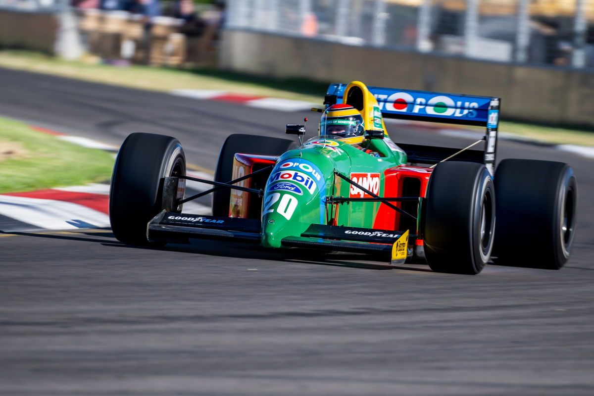 Three-time F1 race winner Thierry Boutsen will drive a Benetton B190 at this year’s Adelaide Motorsport Festival. Image: Supplied