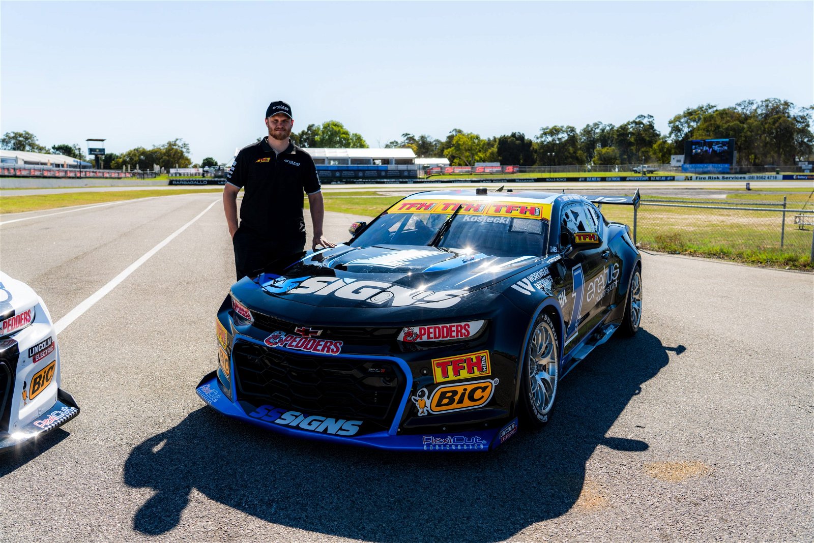 Brodie Kostecki with his new-look Camaro. Image: Supplied