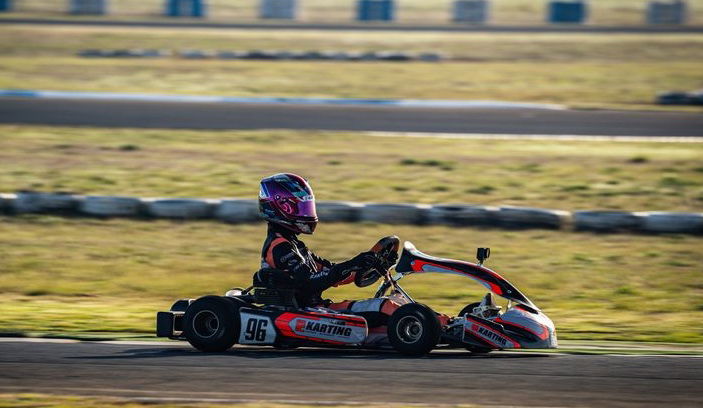 Ayce Buckley won his first two State Kart Championships in one day in South Australia (PIC: Go Kart Club of SA via Trackdown Media)