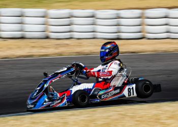 Ky Burke's in France for the first round of the FIA Karting Academy Trophy