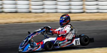 Ky Burke's in France for the first round of the FIA Karting Academy Trophy