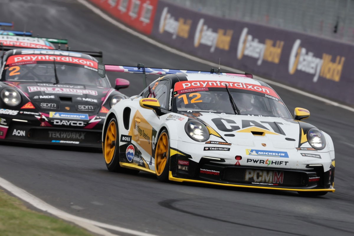 Chaotic first Carrera Cup race won by Jones