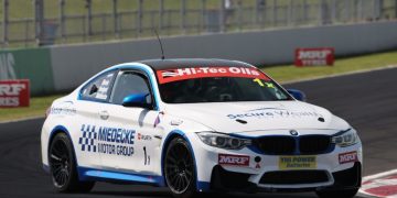 For the second year in a row this BMW has won the Bathurst 6 Hour, this time with George Miedecke joining Jayden Ojeda and Simon Hodges. Image: Bathurst 6 Hour / Speedshots