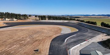 The reprofiled final sequence of turns at ONE Raceway. Image: Supplied