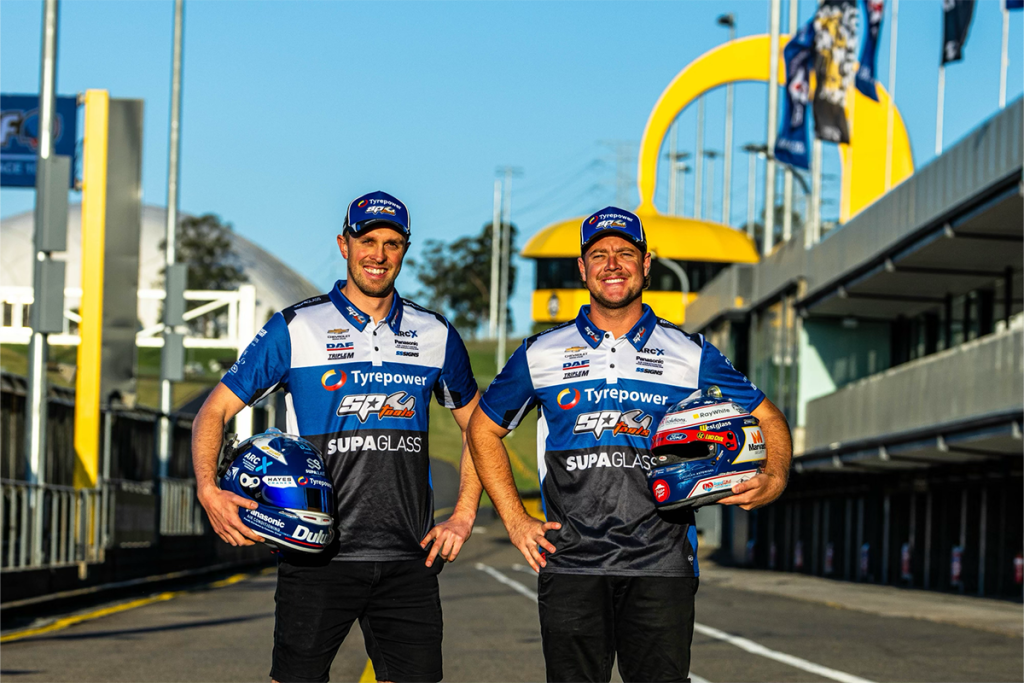Cameron Hill (left) and Cameron Crick (right) will share the #4 MSR Camaro in the 2024 Sandown 500 and Bathurst 1000. Image: Supplied