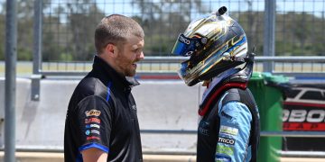 Brodie Kostecki and Cooper Murray at Queensland Raceway