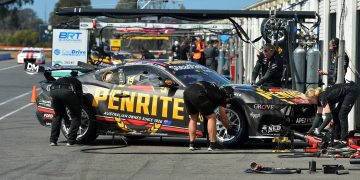 Supercars testing at Winton