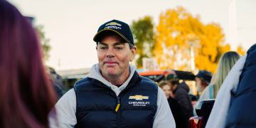 Craig Lowndes failed to finish his first Finke. Image: Chevrolet Racing