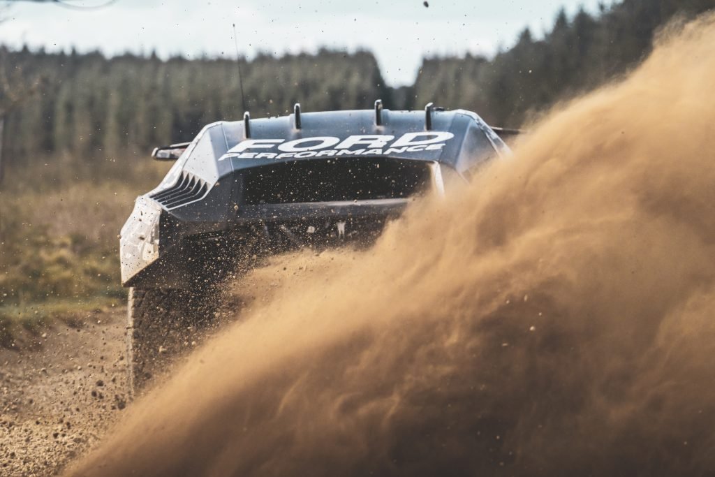 A teaser shot of the Ford Raptor which will compete in Dakar 2025. Image: Supplied