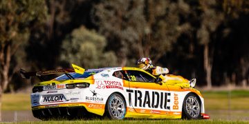 Reynolds soaks up some Winton sun. Image: Pace Images