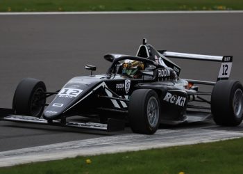 Alex Ninovic who raced in Spanish F4 last year, is now with   Rodin Motorsport in British F4 and qualified fastest.