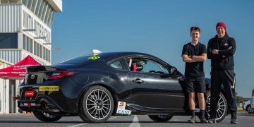 Dream Racing Australia's newest recruit Jack Webster with team owner Craig Scutella. Image: Colson Photography