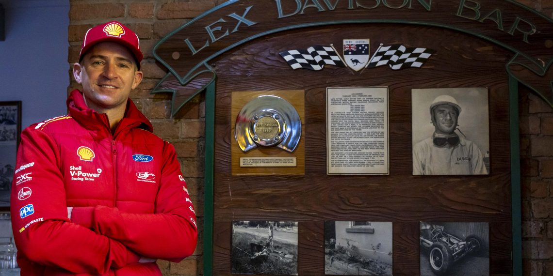 Will Davison at the Longford Hotel.