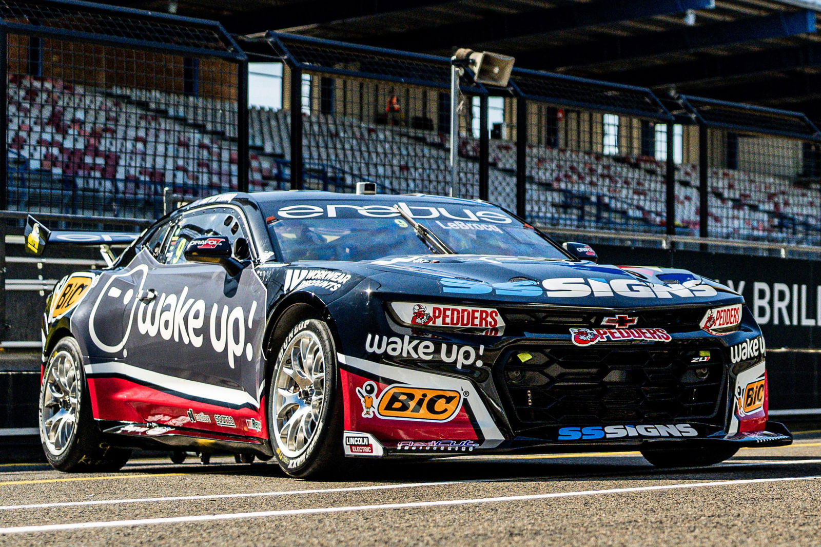 Jack Le Brocq's #9 Erebus Motorsport Chevrolet Camaro.