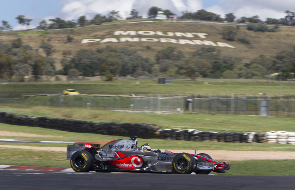 The Bathurst run made for some unique sights