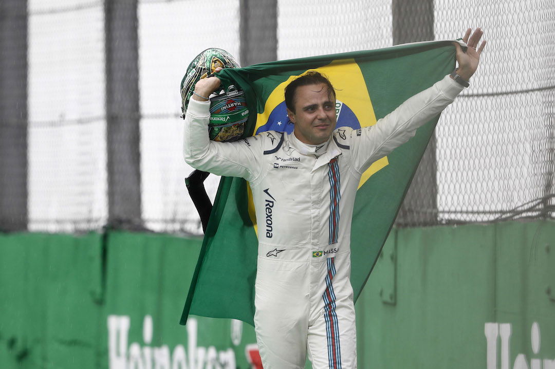 A tearful end to Sao Paulo-born Felipe Massa's final F1 race in front of a home crowd 